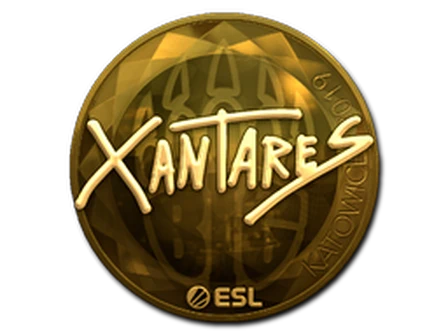 Sticker | XANTARES (Gold) | Katowice 2019 image