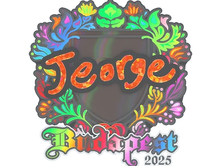 Sticker | jeorge (Holo) | Budapest 2025 image