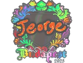 Sticker | jeorge (Holo) | Budapest 2025 image