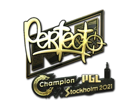 Sticker | Perfecto (Gold) | Stockholm 2021 image