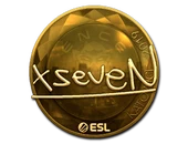 Sticker | xseveN (Gold) | Katowice 2019 image