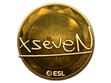Sticker | xseveN (Gold) | Katowice 2019 image