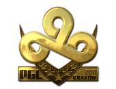 Sticker | Cloud9 (Gold) | Krakow 2017 image