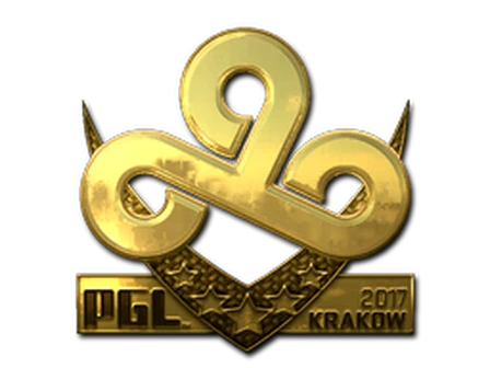 Sticker | Cloud9 (Gold) | Krakow 2017 image
