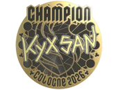 Sticker | kyxsan (Gold, Champion) | Cologne 2026 image