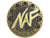 Sticker | NAF (Gold) | Cologne 2026 image