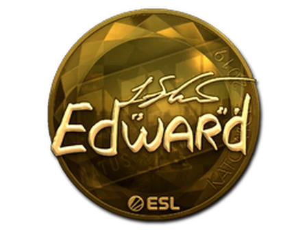 Sticker | Edward (Gold) | Katowice 2019 image