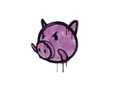 Sealed Graffiti | Piggles (Bazooka Pink) image