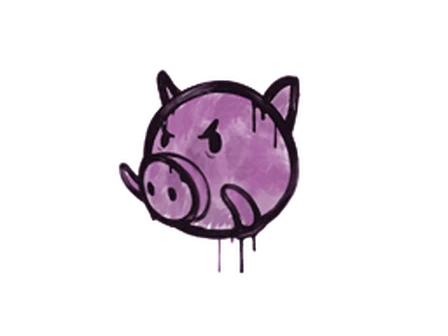 Sealed Graffiti | Piggles (Bazooka Pink) image