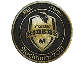Patch | Movistar Riders (Gold) | Stockholm 2021 image