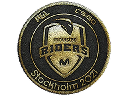Patch | Movistar Riders (Gold) | Stockholm 2021 image
