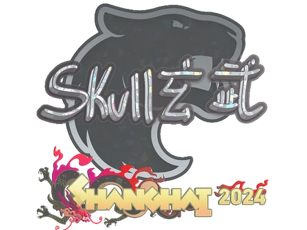 Sticker | skullz (Glitter) | Shanghai 2024 image