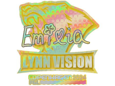 Sticker | EmiliaQAQ (Holo) | Copenhagen 2024 image