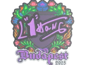 Sticker | L1haNg (Embroidered) | Budapest 2025 image