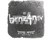 Sticker | brnz4n (Foil) | Austin 2025 image