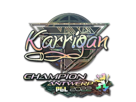 Sticker | karrigan (Holo, Champion) | Antwerp 2022 image