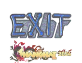 Sticker | exit (Holo) | Shanghai 2024 image