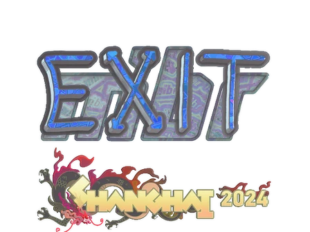 Sticker | exit (Holo) | Shanghai 2024 image
