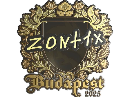 Sticker | zont1x (Gold) | Budapest 2025 image