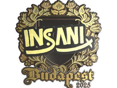 Sticker | insani (Gold) | Budapest 2025 image
