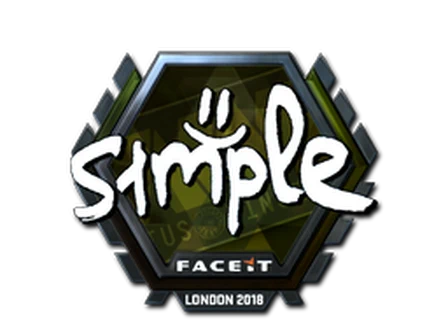 Sticker | s1mple (Foil) | London 2018 image