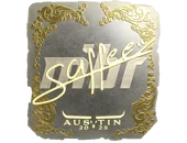 Sticker | saffee (Gold) | Austin 2025 image