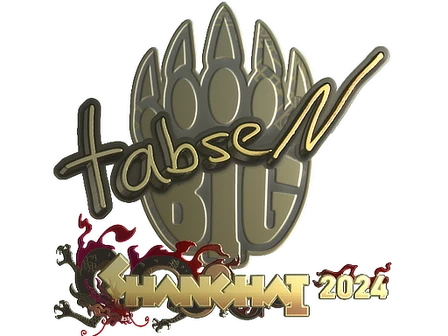 Sticker | tabseN (Gold) | Shanghai 2024 image