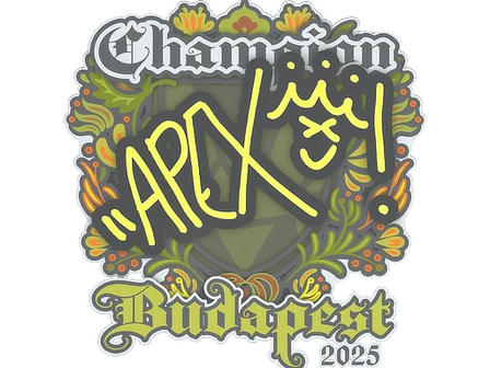 Sticker | apEX (Champion) | Budapest 2025 image
