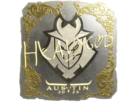 Sticker | Heavygod (Gold) | Austin 2025 image