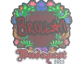 Sticker | Brollan (Embroidered) | Budapest 2025 image