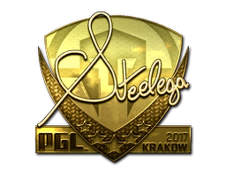 Sticker | steel (Gold) | Krakow 2017 image