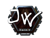Sticker | JW (Foil) | London 2018 image