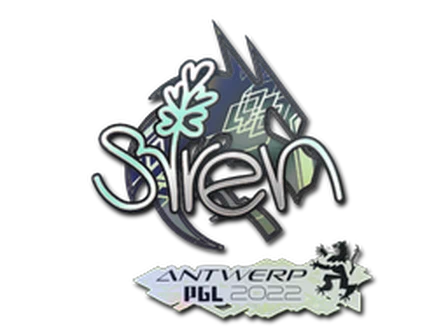 Sticker | S1ren (Holo) | Antwerp 2022 image
