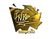 Sticker | fnx (Gold) | Cologne 2016 image