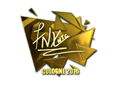 Sticker | fnx (Gold) | Cologne 2016 image
