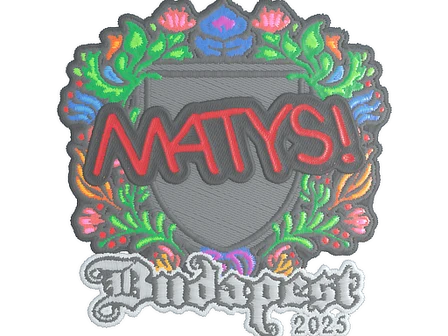 Sticker | MATYS (Embroidered) | Budapest 2025 image