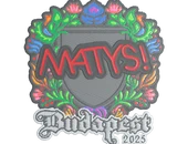 Sticker | MATYS (Embroidered) | Budapest 2025 image