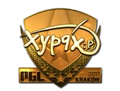 Sticker | Xyp9x (Gold) | Krakow 2017 image