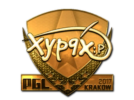 Sticker | Xyp9x (Gold) | Krakow 2017 image