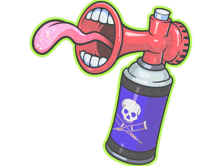 Sticker | Airhorn (Glitter) image