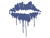 Sealed Graffiti | Kiss (SWAT Blue) image