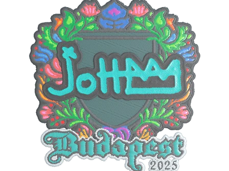 Sticker | jottAAA (Embroidered) | Budapest 2025 image