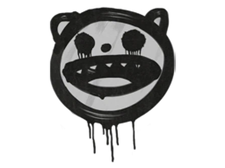 Sealed Graffiti | Happy Cat (Shark White) image