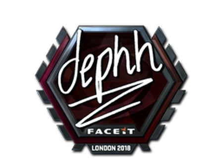 Sticker | dephh (Foil) | London 2018 image
