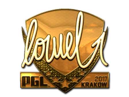 Sticker | loWel (Gold) | Krakow 2017 image