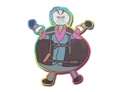 Sticker | Poorly Drawn Bloody Darryl (Holo) image