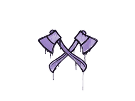 Sealed Graffiti | X-Axes (Violent Violet) image