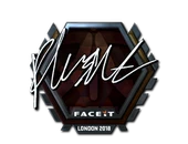 Sticker | flusha (Foil) | London 2018 image