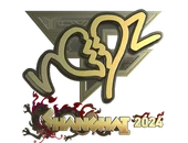 Sticker | ropz (Gold) | Shanghai 2024 image