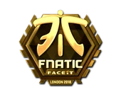 Sticker | Fnatic (Gold) | London 2018 image